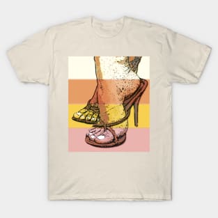 woman feet T-Shirt